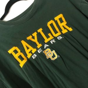 Vintage Baylor Bears Embroidered Stitched Letter T Shirt